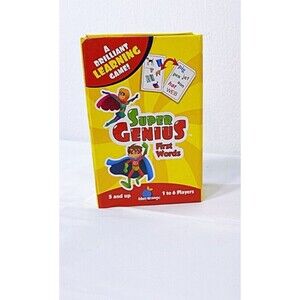 Super Genius First Words Game Blue Orange Fun Learning
